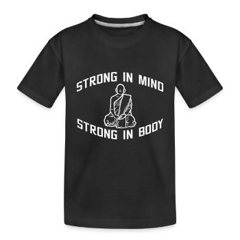 fort Corps fort - T-shirt bio Premium Enfant - noir - Devant