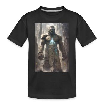 Golem Cadeau du Judaïsme Juif - T-shirt bio Premium Enfant - noir - Devant