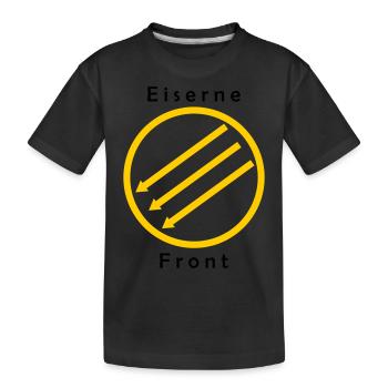 Front d’Eiserne - Drei Pfeile - T-shirt bio Premium Enfant - noir - Devant