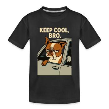 Garde ton sang-froid, frère Pablo - T-shirt bio Premium Enfant - noir - Devant