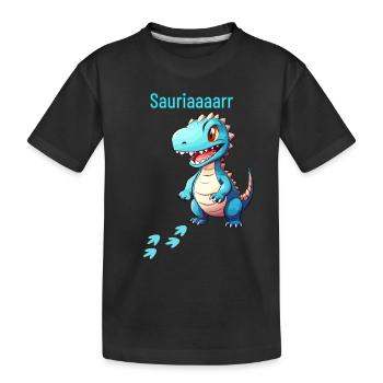 Sauuusiiiaaarr - Kinder Premium Bio T-Shirt - Schwarz - Vorne