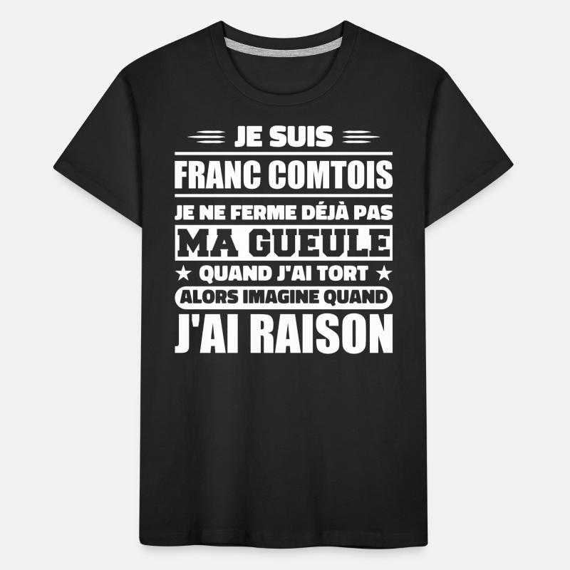 Franc comtois Ich halte meinen Mund nicht zu frank comté Kinder Premium Bio T-Shirt