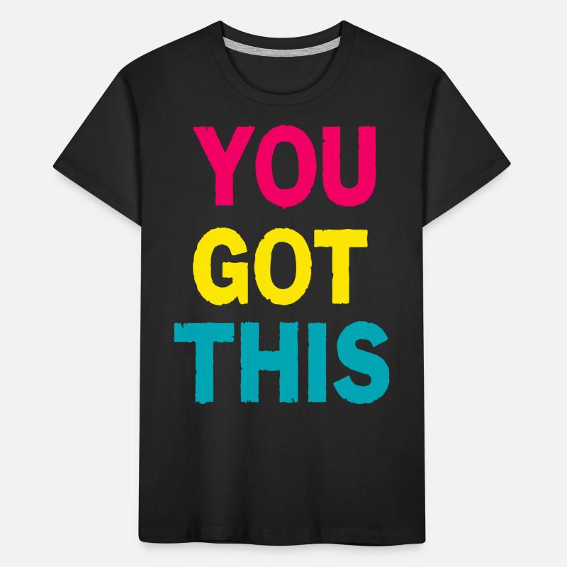 Vous l’avez compris - Citation de motivation audacieuse et colorée T-shirt bio Premium Enfant