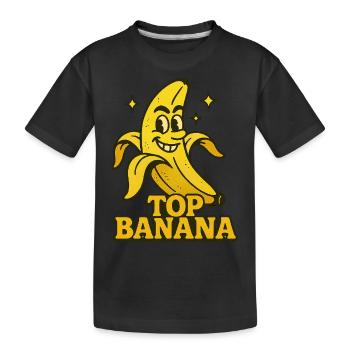 Gros bonnet - T-shirt bio Premium Enfant - noir - Devant