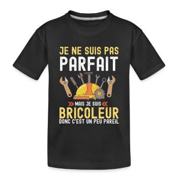 Bricoleur - T-shirt bio Premium Enfant - noir - Devant