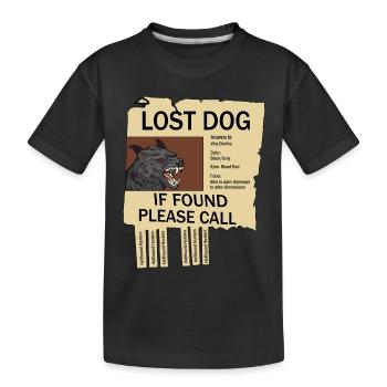 Hellhound disparu - T-shirt bio Premium Enfant - noir - Devant
