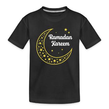 Ramadan Kareem - Kids' Premium Organic T-Shirt - black - Front