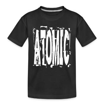 Atomic - Kinder Premium Bio T-Shirt - Schwarz - Vorne