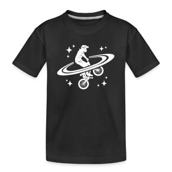 BMX Bike Rider Cascade graphique BMX - T-shirt bio Premium Enfant - noir - Devant