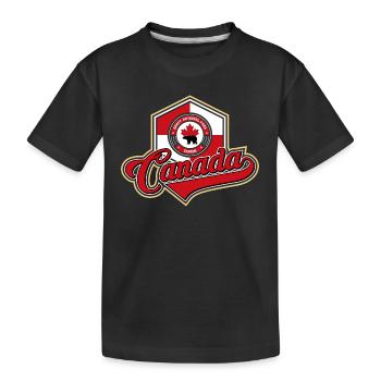 Canada - T-shirt bio Premium Enfant - noir - Devant