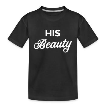 Sa beauté - T-shirt bio Premium Enfant - noir - Devant