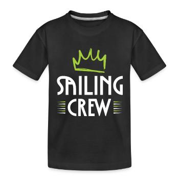 Équipage de navigation - T-shirt bio Premium Enfant - noir - Devant