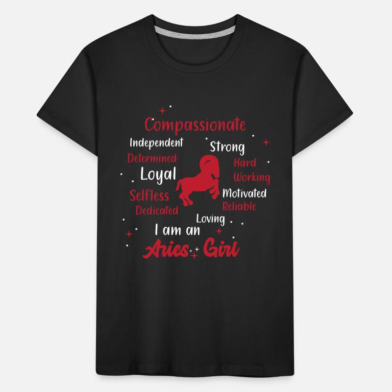 Sternzeichen Widder Kinder Premium Bio T-Shirt