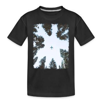 Forêt - T-shirt bio Premium Enfant - noir - Devant