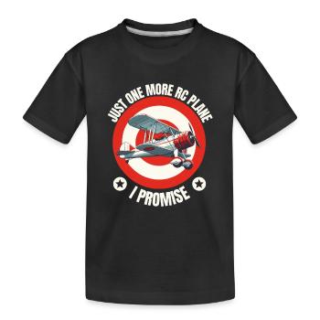Remote Control Plane Model Airplane Model Builder - Kids' Premium Organic T-Shirt - black - Front