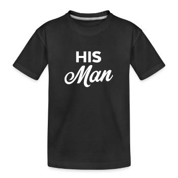 Son homme - T-shirt bio Premium Enfant - noir - Devant