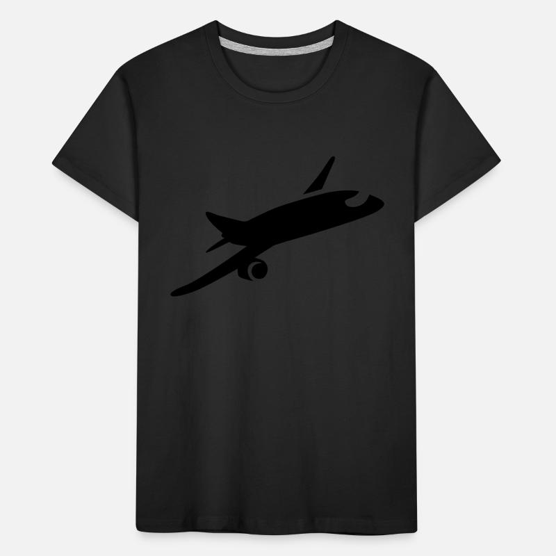 Flugzeug Kinder Premium Bio T-Shirt