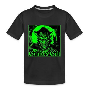Dracula, grünes Gift - Kinder Premium Bio T-Shirt - Schwarz - Vorne