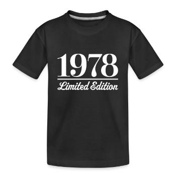 1978 Édition limitée - T-shirt bio Premium Enfant - noir - Devant