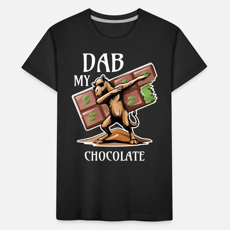 Dabbing Dromedar - Dubai Schokolade Geschenkidee Kinder Premium Bio T-Shirt