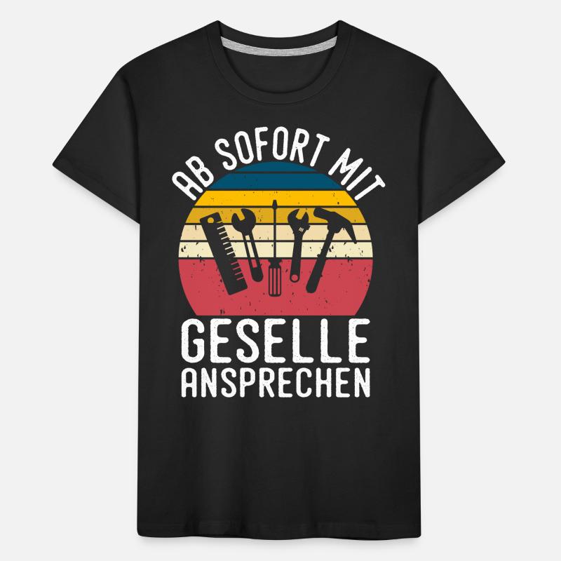 Technicien en mécatronique automobile Compagnon cadeau T-shirt bio Premium Enfant