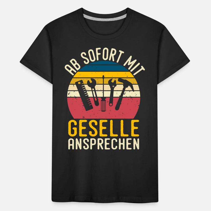 Technicien en mécatronique automobile Compagnon cadeau T-shirt bio Premium Enfant