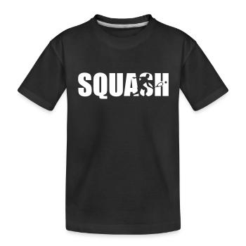 Squash - Kids' Premium Organic T-Shirt - black - Front