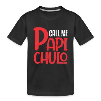 Call Me Papi Chulo Sugar Daddy Dad Papa - T-shirt bio Premium Enfant - noir - Devant