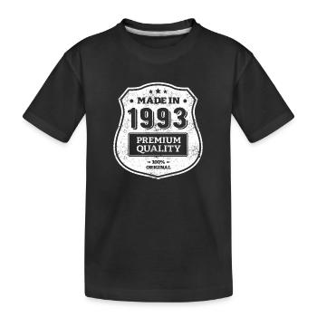 MADE IN 1993 - T-shirt bio Premium Enfant - noir - Devant