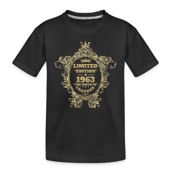 1963 - Kinder Premium Bio T-Shirt - Schwarz - Vorne