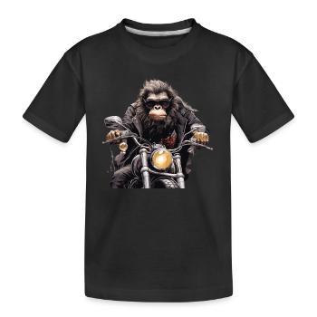 Gorilla Biker - T-shirt bio Premium Enfant - noir - Devant