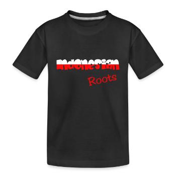 Indonesien Indonesia - Kinder Premium Bio T-Shirt - Schwarz - Vorne
