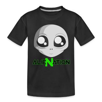ALIENATION - Kids' Premium Organic T-Shirt - black - Front