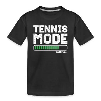 Joueur de tennis Mode Club de tennis Joueur de tennis - T-shirt bio Premium Enfant - noir - Devant