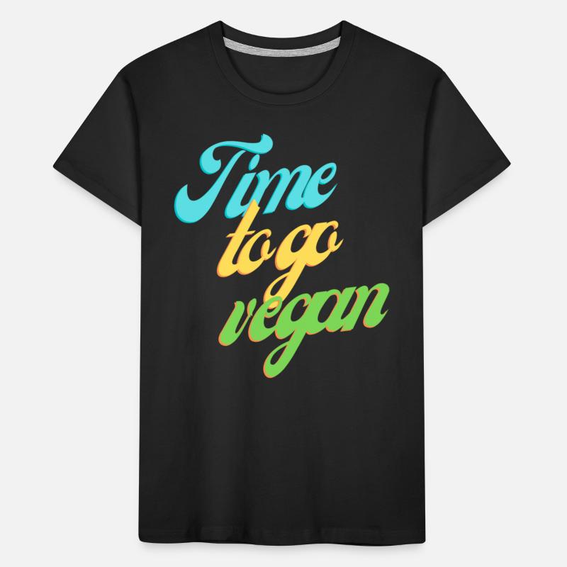 Il est temps de devenir végétalien T-shirt bio Premium Enfant