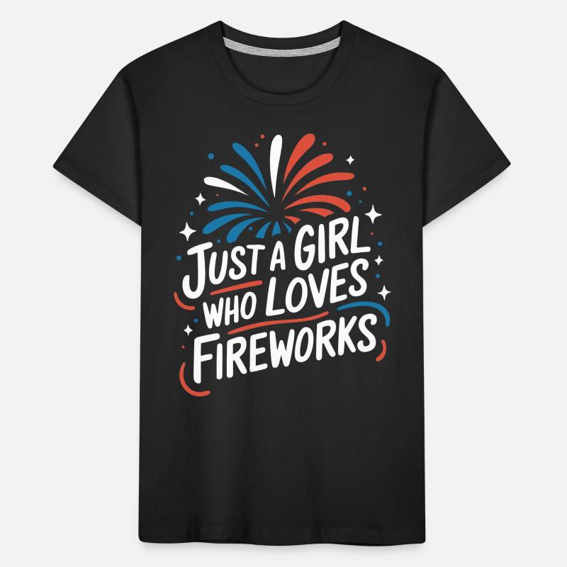 Pyrotechnics Fireworks Pyrotechnics Kids' Premium Organic T-Shirt