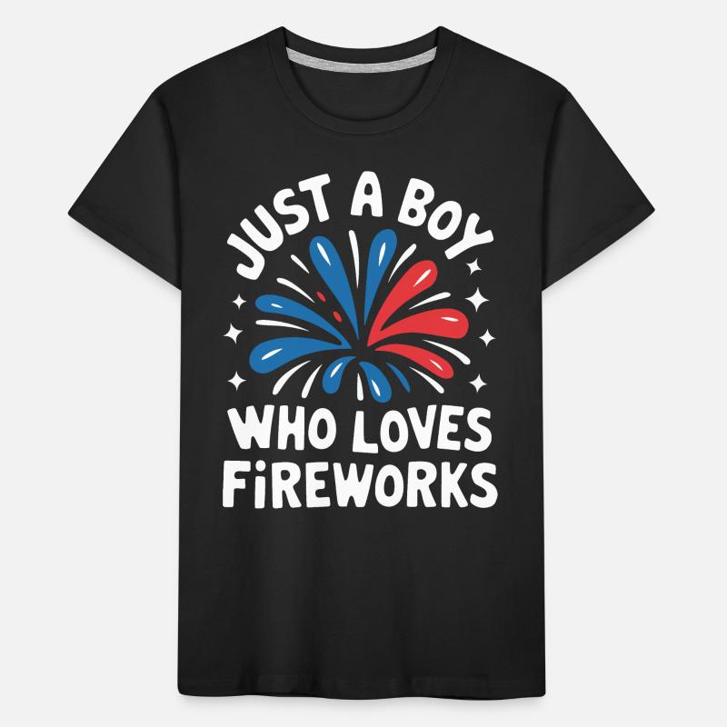 Pyrotechnie Feux d’artifice Pyrotechnie T-shirt bio Premium Enfant