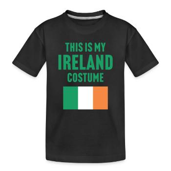 C’est mon costume d’Irlande - T-shirt bio Premium Enfant - noir - Devant