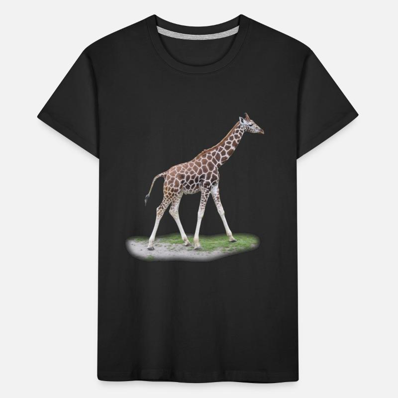 Junge Giraffe Kinder Premium Bio T-Shirt
