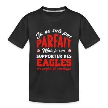 Tunisie Football | supporter de Tunisie foot - T-shirt bio Premium Enfant - noir - Devant