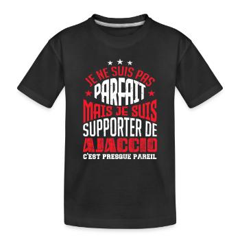 supporteur de Ajaccio - T-shirt bio Premium Enfant - noir - Devant