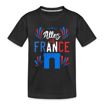 Allez La France - T-shirt bio Premium Enfant - noir - Devant