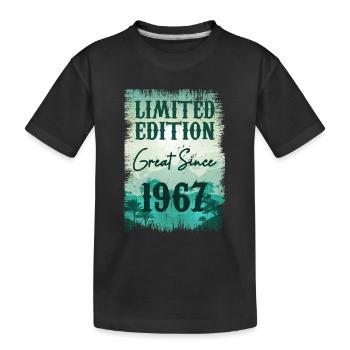 One of a kind since 1967 - Kids' Premium Organic T-Shirt - black - Front