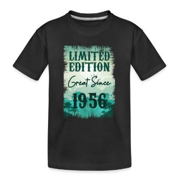 One of a kind since 1956 - Kids' Premium Organic T-Shirt - black - Front
