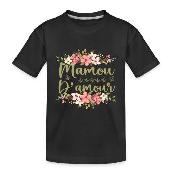 Mamou D'amour - T-shirt bio Premium Enfant - noir - Devant