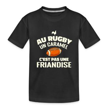 Rugby Humour, Passionné de Rugby, Fan de Rugby - T-shirt bio Premium Enfant - noir - Devant