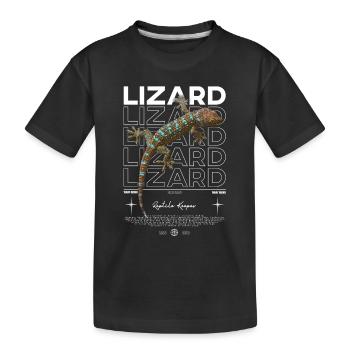 Tokay Gecko Streetwear Lizard Keeper - T-shirt bio Premium Enfant - noir - Devant