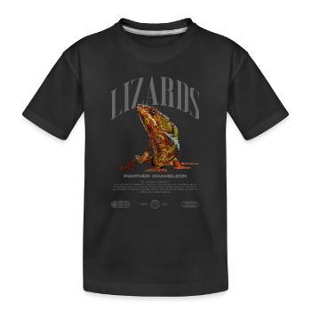 Panther Caméléon Streetwear Lézard Keeper - T-shirt bio Premium Enfant - noir - Devant