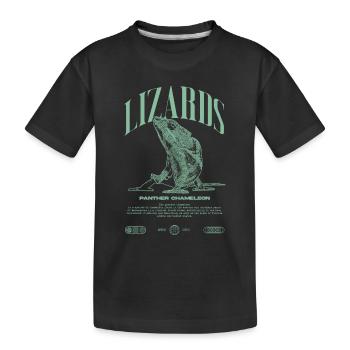 Panther Caméléon Streetwear Lézard Keeper - T-shirt bio Premium Enfant - noir - Devant