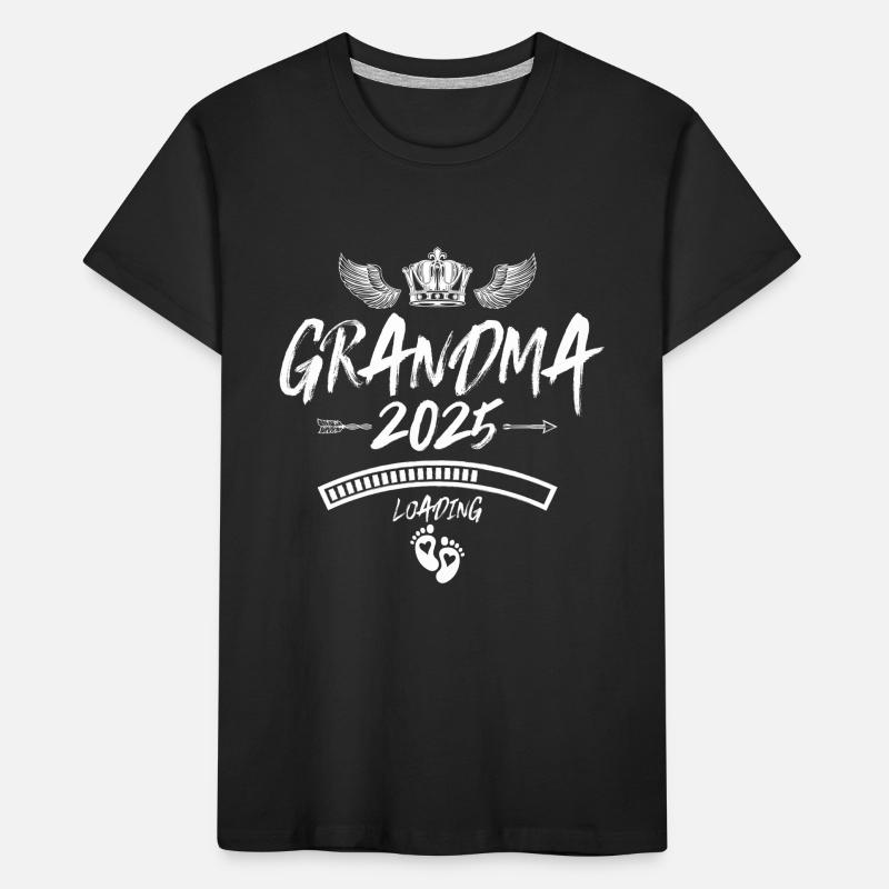Oma 2025 Loading Grandma Spruch Kinder Premium Bio T-Shirt